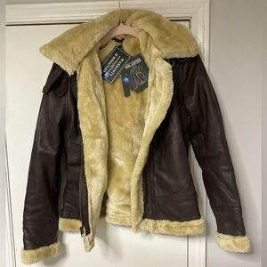Marilyn Shearling Leather Jacket